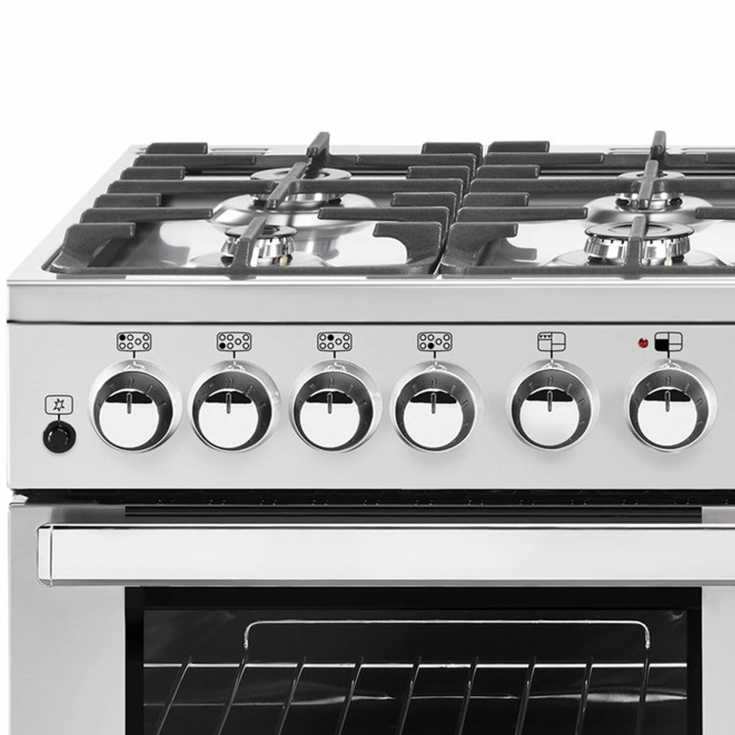 belling stainless steel range cooker