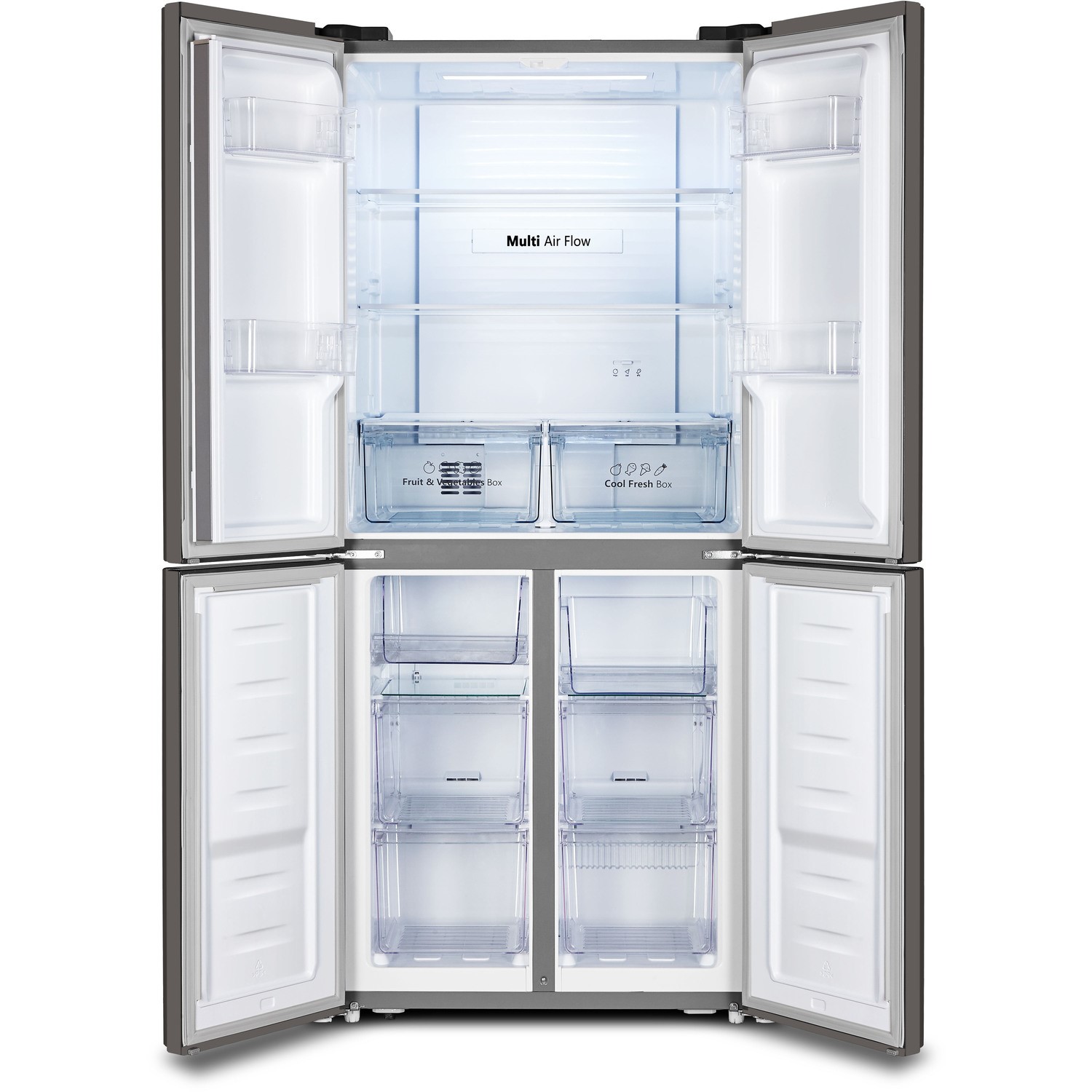 GRADE A1 Fridgemaster MQ79394FFS Frost Free Four Door American Fridge