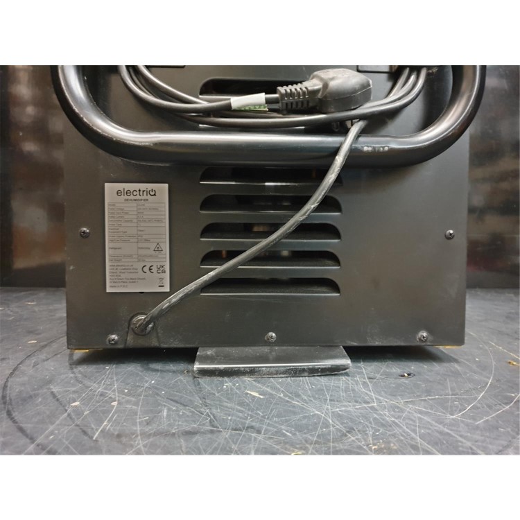 Refurbished electriQ 50L Industrial Portable Dehumidifier with Metal Body & Large Wheels