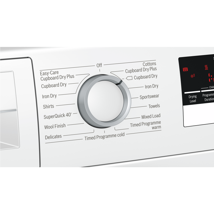 Refurbished Bosch WTW85231GB 8kg Freestanding Heat Pump Tumble Dryer With Self Cleaning Condenser - White