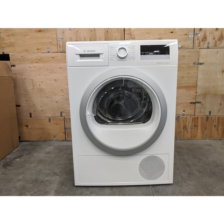 Refurbished Bosch WTW85231GB 8kg Freestanding Heat Pump Tumble Dryer With Self Cleaning Condenser - White