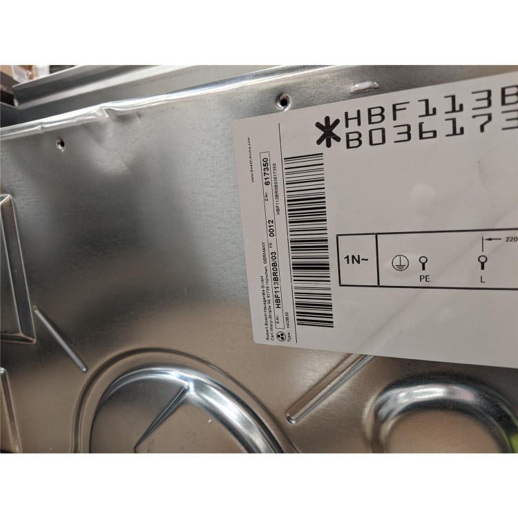 Refurbished Bosch HBF113BR0B 60cm Single Built In Electric Oven Stainless Steel