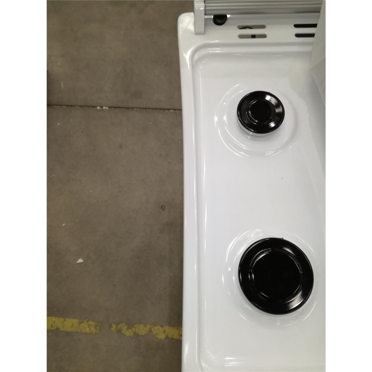 Refurbished Beko EDG506W 50cm Double Cavity Gas Cooker White