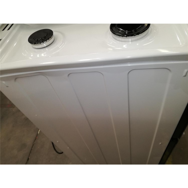 Refurbished Beko EDG506W 50cm Double Cavity Gas Cooker White