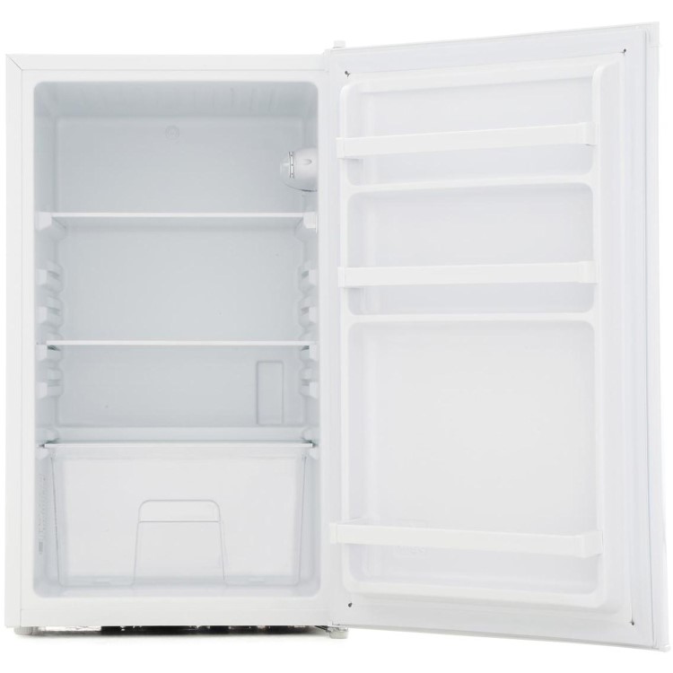 Refurbished Fridgemaster MUL49102MB 84x50cm 102L Freestanding Larder Fridge - Black