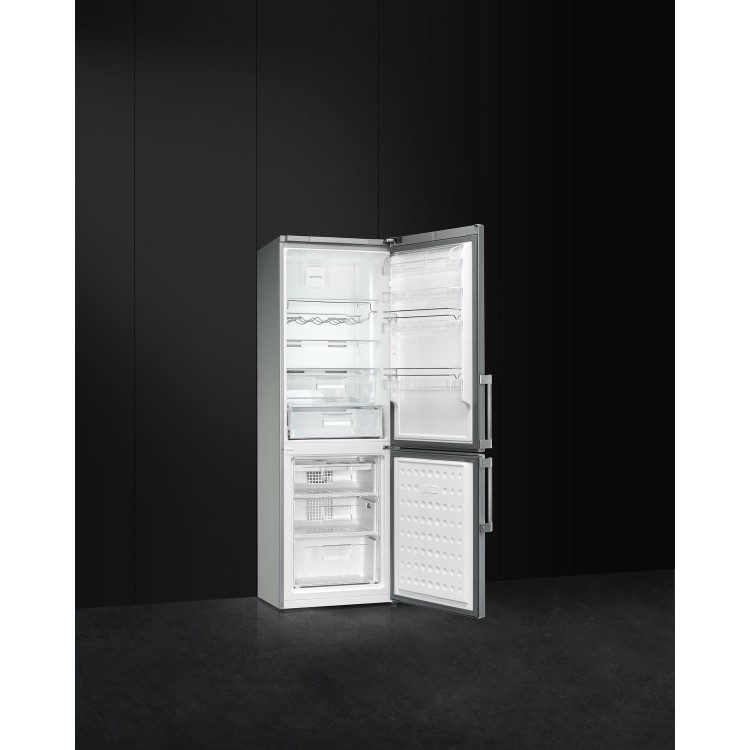Smeg FC370X2PE 70/30 Frost Free Freestanding Fridge Freezer - Stainless Steel