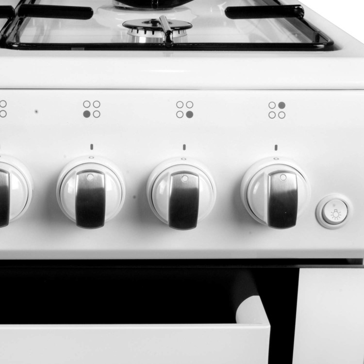 electriQ 50cm Gas Cooker - White