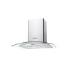 Refurbished Candy CGM70NX 70cm Curved Glass Chimney Cooker Hood Stainless Steel