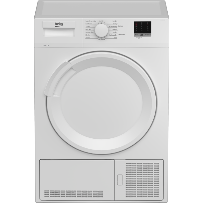 Beko Freestanding 8kg Condenser Tumble Dryer - White