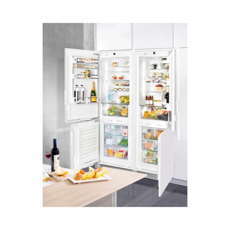 Refurbished Liebherr ICN3386 BioCool Integrated 248 Litre 60/40 Frost Free Fridge Freezer With Soft-closing Doors and Non-Plumbed Ice Maker