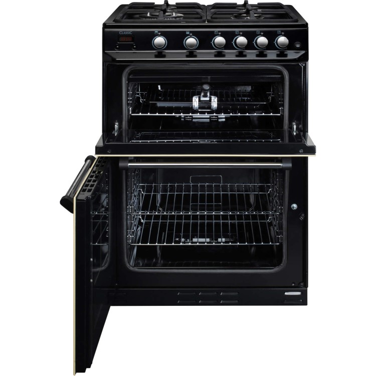 Rangemaster Classic 60cm Double Oven Gas Cooker - Cream