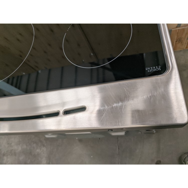 Refurbished Amica 608CE2TAXX 60cm Electric Cooker With Ceramic Hob Stainless Steel