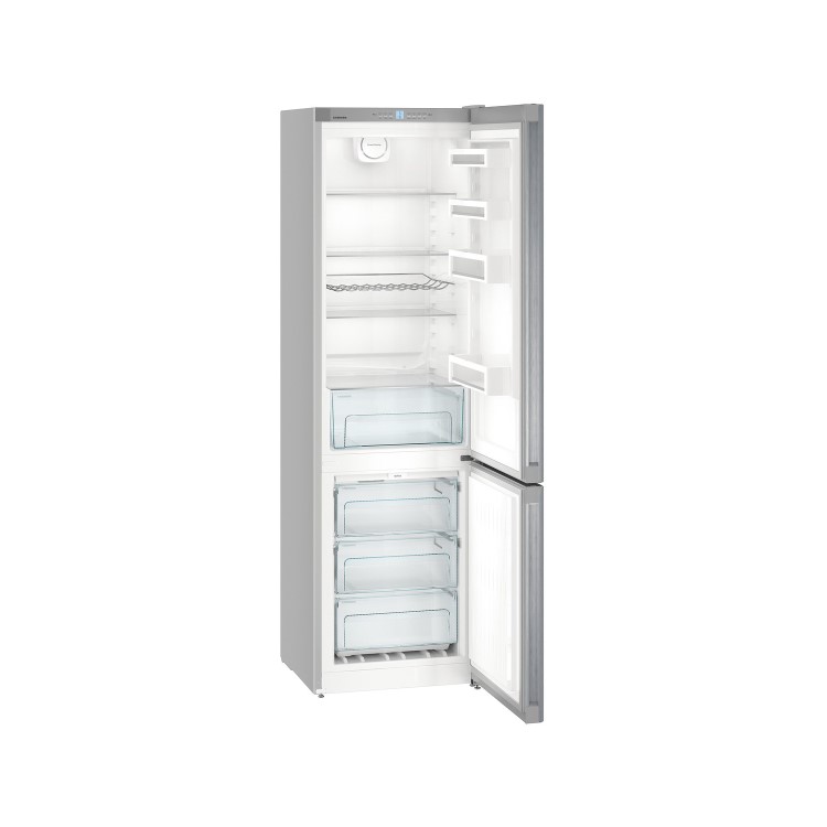 Refurbished Liebherr CNEL4813 338 Litre Freestanding Fridge Freezer 70/30 Split Frost Free 60cm Wide - Stainless Steel