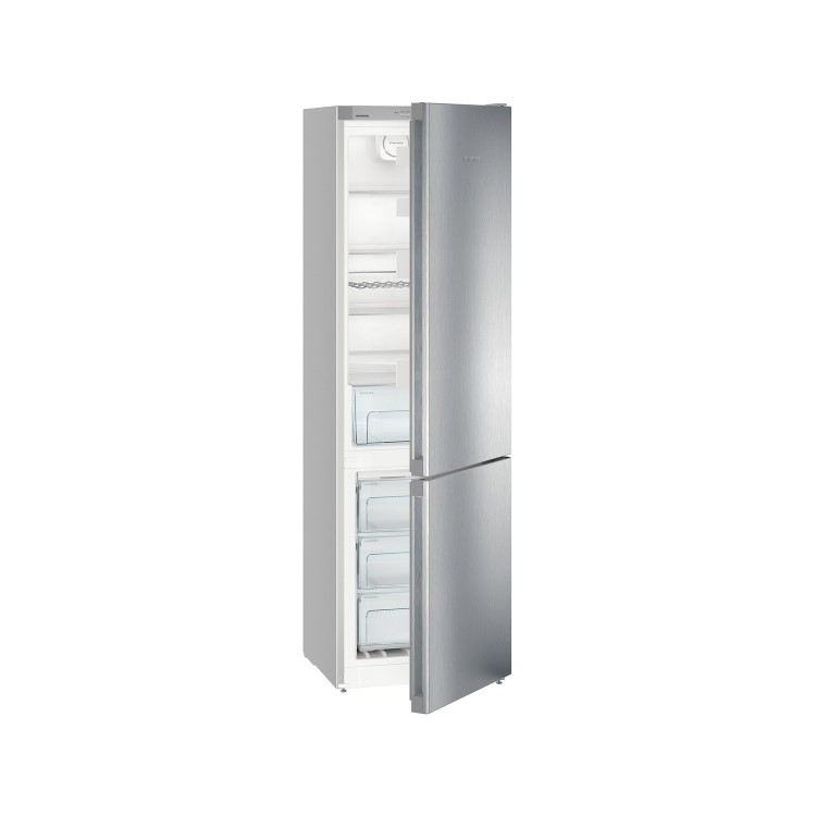 Refurbished Liebherr CNEL4813 338 Litre Freestanding Fridge Freezer 70/30 Split Frost Free 60cm Wide - Stainless Steel