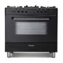 Refurbished Montpellier MR91GOK 90cm Gas Range Cooker Black