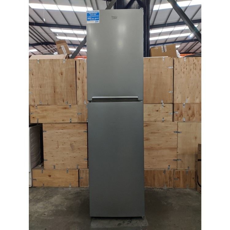 Refurbished Beko CFG1501S Freestanding 268 Litre 60/40 Fridge Freezer Silver