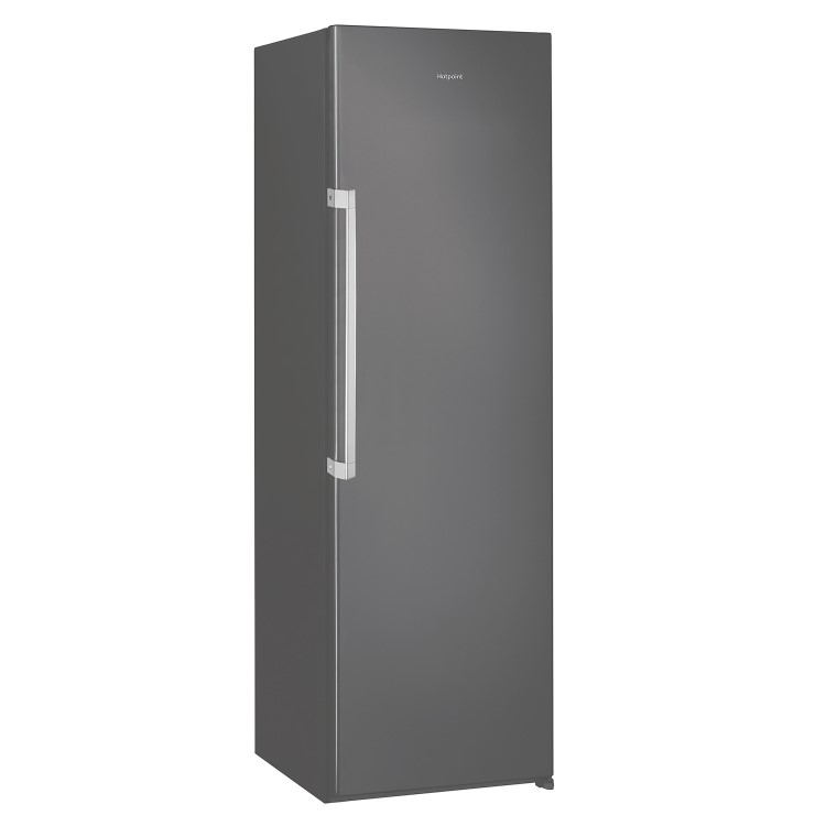 Refurbished Hotpoint SH81QGRFDUK1 Freestanding 363 Litre Fridge Graphite