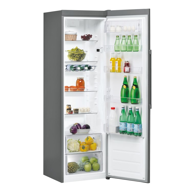 Refurbished Hotpoint SH81QGRFDUK1 Freestanding 363 Litre Fridge Graphite