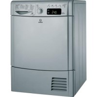 Indesit IDCE8450BSH EcoTime 8kg Freestanding Condenser Tumble Dryer - Silver