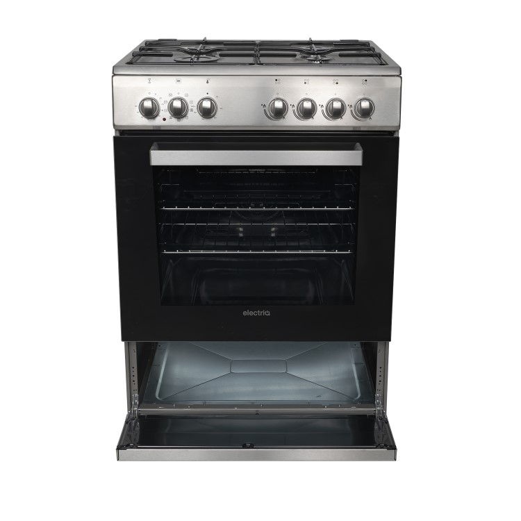 Refurbished electriQ Single oven Dual Fuel Stainless Steel
