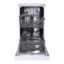 Refurbished electriQ EQDW45WH Slimline 10 Place Freestanding Dishwasher White