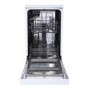 Refurbished electriQ EQDW45WH Slimline 10 Place Freestanding Dishwasher White