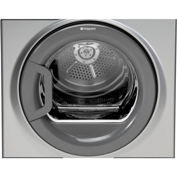 Refurbished Hotpoint TCFS83BGG Aquarius 8kg Freestanding Condenser Sensor Dryer - Graphite