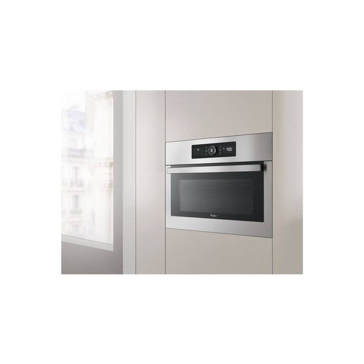 Refurbished Whirlpool AMW505IX Built In 40L 900W Microwave Stainless Steel