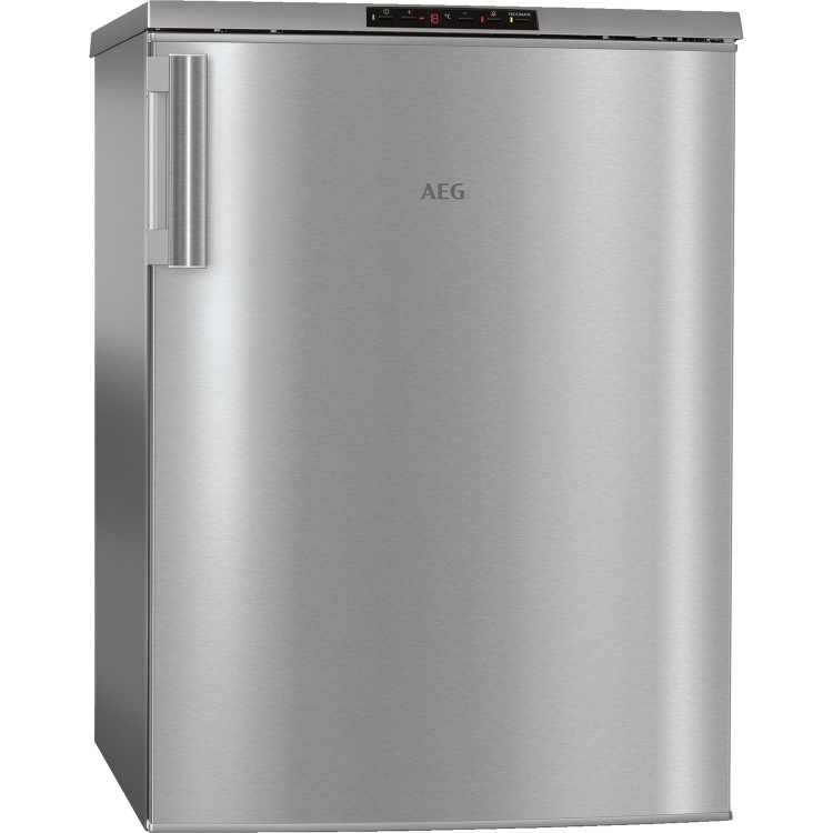 Refurbished AEG ATB68F6NX Freestanding 85 Litre Under Counter Freezer Stainless Steel