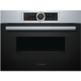 Refurbished Bosch CMG633BS1B 60cm Single Built In Oven with Microwave