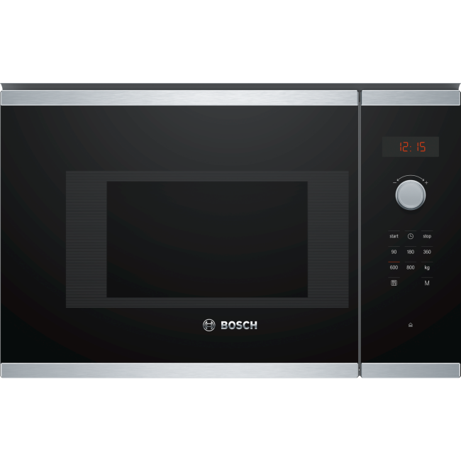 Bosch Series 4 20L 800W Built-in Microwave - Stainless Steel