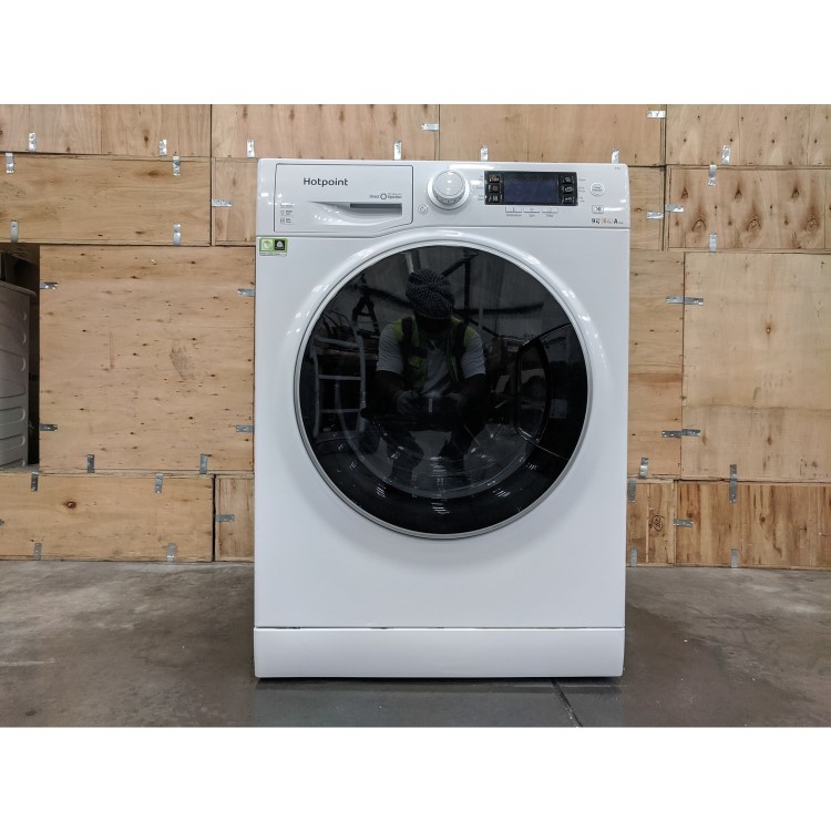 Refurbished Hotpoint RD966JDUKN Freestanding 9/6KG 1600 Spin Washer Dryer White