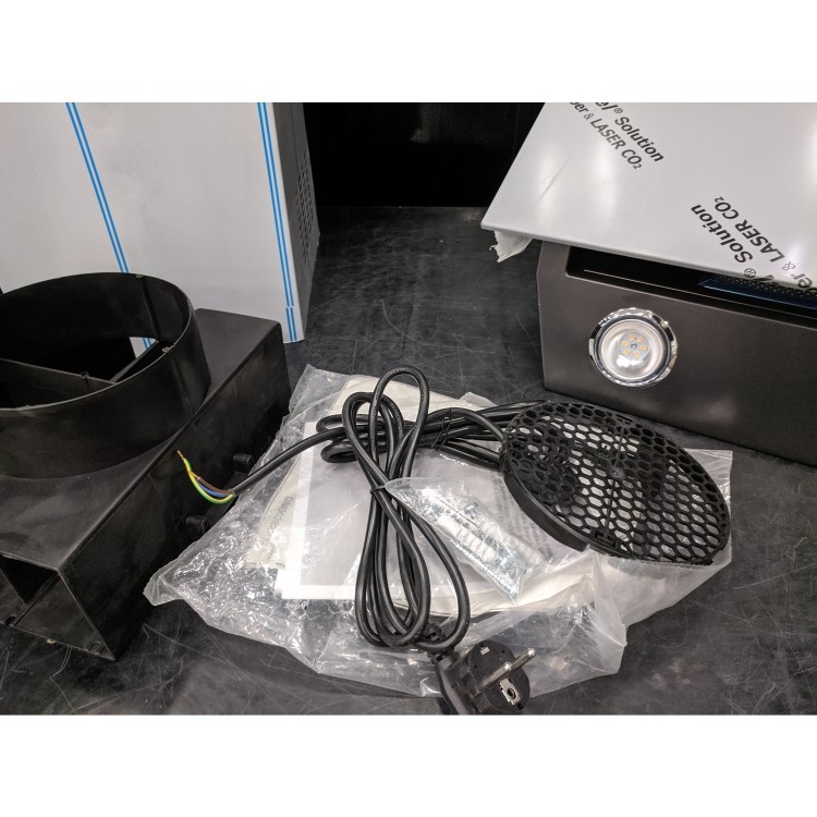 Refurbished Elica ASC-LED-60-SS Ascent 60cm Angled Cooker Hood Stainless Steel