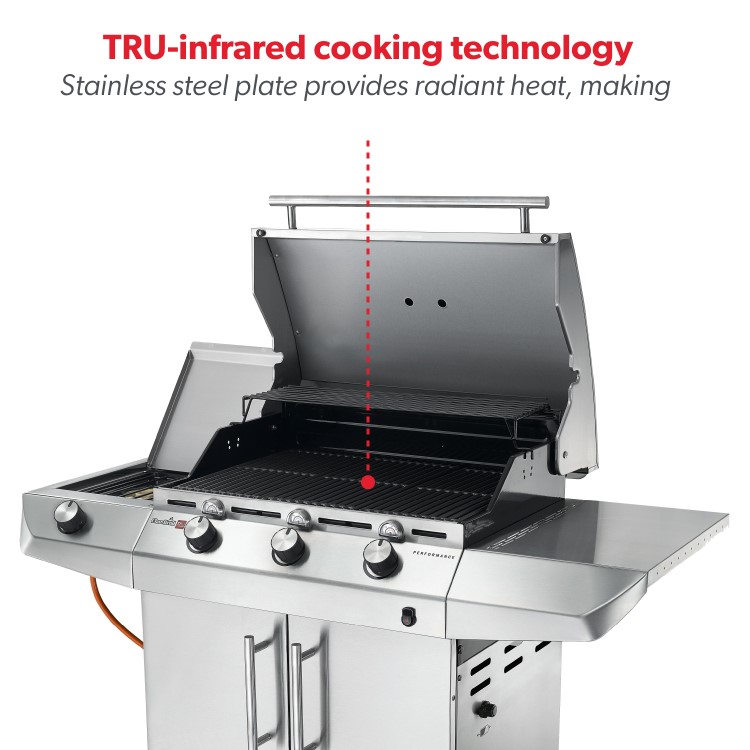 Char-Broil Performance Series - 3 Burner Gas BBQ with Side Burner