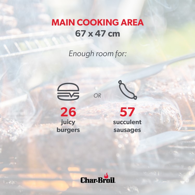 Char-Broil Performance Series - 3 Burner Gas BBQ with Side Burner