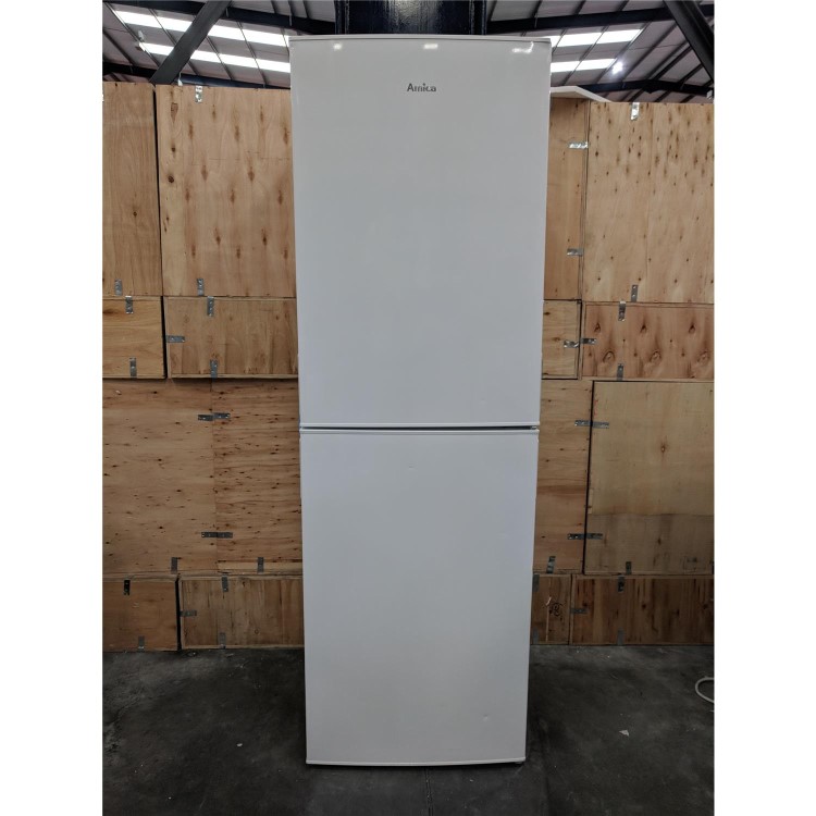 Refurbished Amica FK2623 251 Litre Freestanding Fridge Freezer 50/50 Split 55cm Wide - White