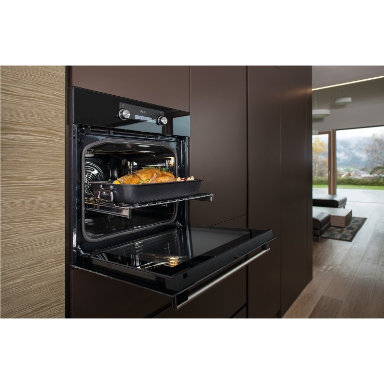 Hisense O521ABUK Electric Built-in Single Oven With Steam Cleaning - Black