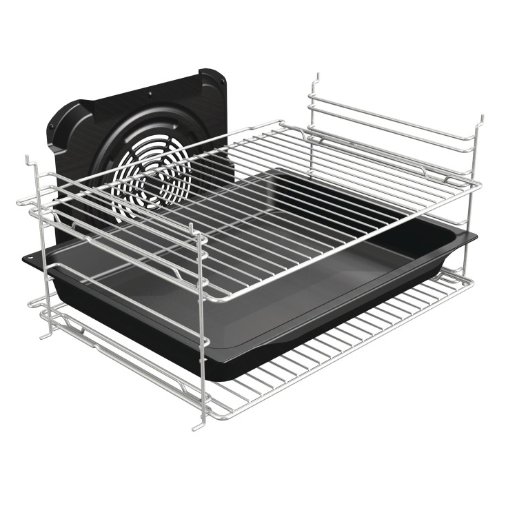 Hisense O521ABUK Electric Built-in Single Oven With Steam Cleaning - Black