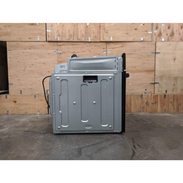 Refurbished electriQ EQOVENM2BLACK 60cm Single Built In Electric Oven Black