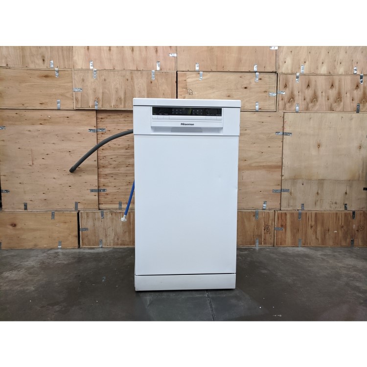 Refurbished Hisense HS520E40WUK Slimline 11 Place Freestanding Dishwasher White