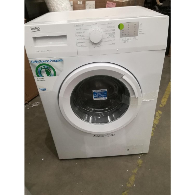Refurbished Beko WTG720M1W Freestanding 7KG 1200 SpinWashing Machine