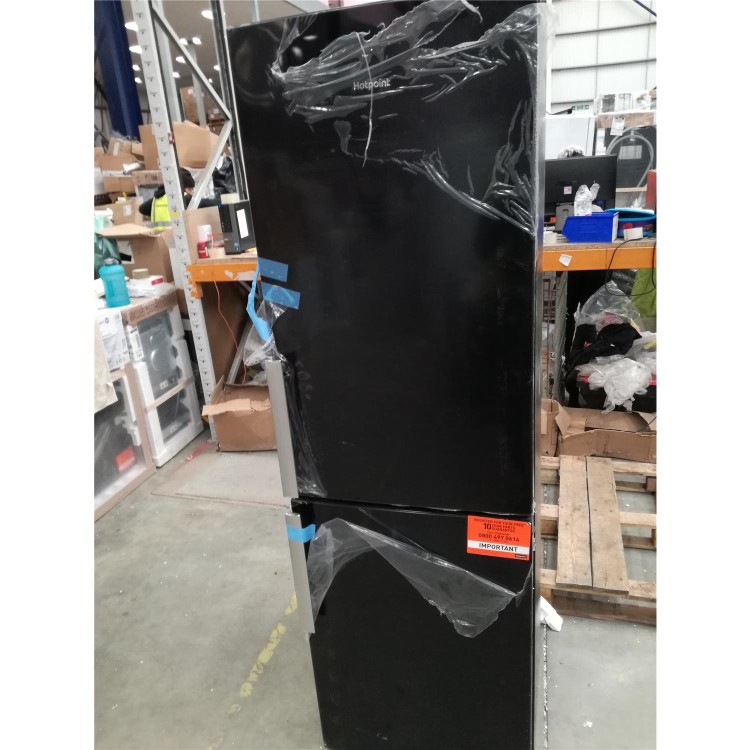 Refurbished Hotpoint H5T811IKH1 189x60cm 338L Freestanding Fridge Freezer - Black