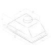 Refurbished Elica Deluxe ERA-LUX-SS-80 74cm Canopy Cooker Hood Stainless Steel