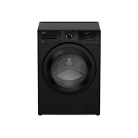 Refurbished Beko WDER7440421B Freestanding 7/4KG 1400 Spin Washer Dryer Black