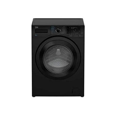 Refurbished Beko WDER7440421B Freestanding 7/4KG 1400 Spin Washer Dryer Black