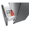 Samsung 431 Litre French Style American Fridge Freezer With Digital Inverter  - Stainless steel