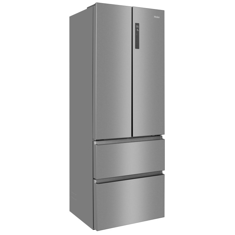 Refurbished Haier HB20FPAAA 454 Litre American Fridge Freezer Stainless steel look