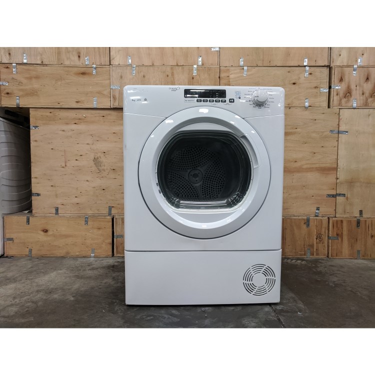 Refurbished Candy GVS C9DG-80 Smart Freestanding Condenser 9KG Tumble Dryer White