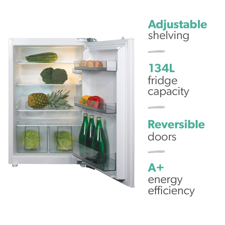 Refurbished CDA FW422 Inegrated 134 Litre In Column Larder Fridge White