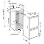 Refurbished Liebherr ICBN3324 Integrated 273 Litre 60/40 Frost Free Fridge Freezer